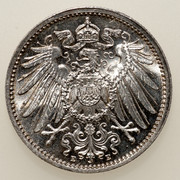 ¡¡Un clásico!!  1 marco Imperio Alemán. 1915. PAS5915
