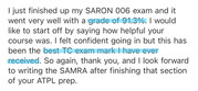 Student Testimonial