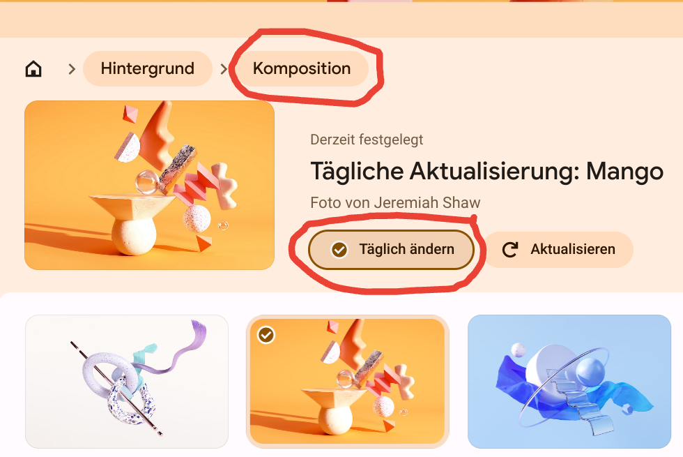 Täglichen Wechsel aktivieren
