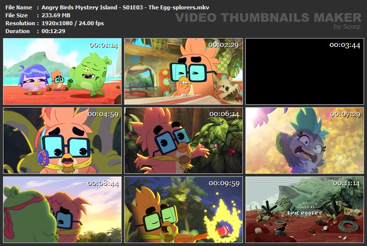 Angry Birds Mystery Island - S01E03 - The Egg-splorers.mkv