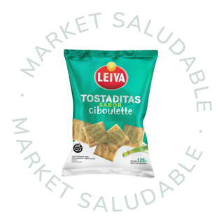 5078 | Tostaditas De Arroz Leiva Ciboulete X 125 Grs