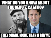 Trudeau resembles Castro