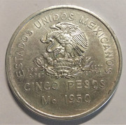 1950 - MÉXICO: 5 Pesos, 1950 - Ferrocarril del Sureste IMG-20191014-011932