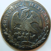 8 reales. Mexico. Ceca de Guadalajara. 1883 P1200145
