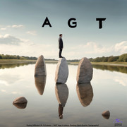 240120 SDupscalingmodelx4 240104 Stable Diffusion XL 1.0 demo -- 'AGT' logo in stone, floating.004.p