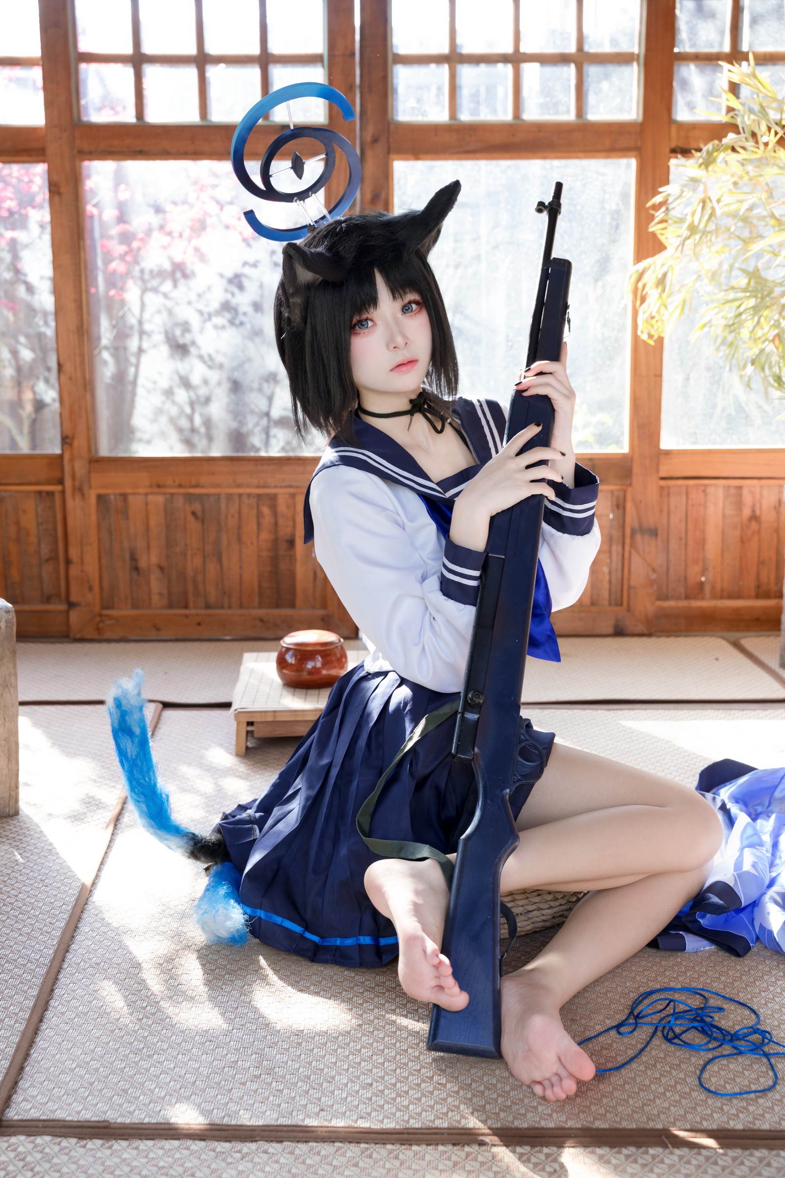 九柒喵 – 桐生桔梗 Cos 高清大合集（88P-470MB）和风旗袍写真插图6