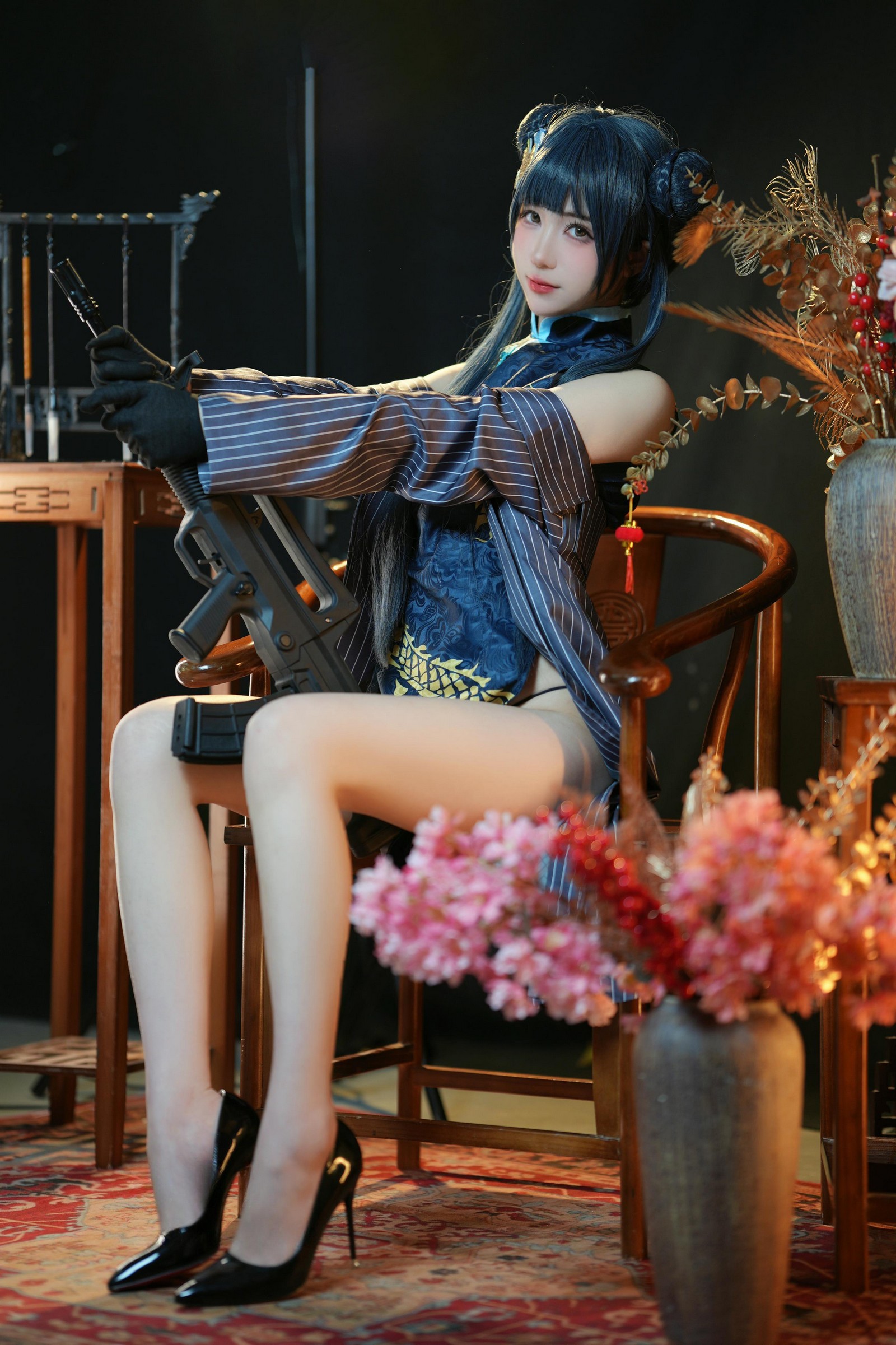 宮本桜 蔚蓝档案 龙华妃咲 Cosplay 写真｜人气角色 高清图集（42P｜124MB）插图8