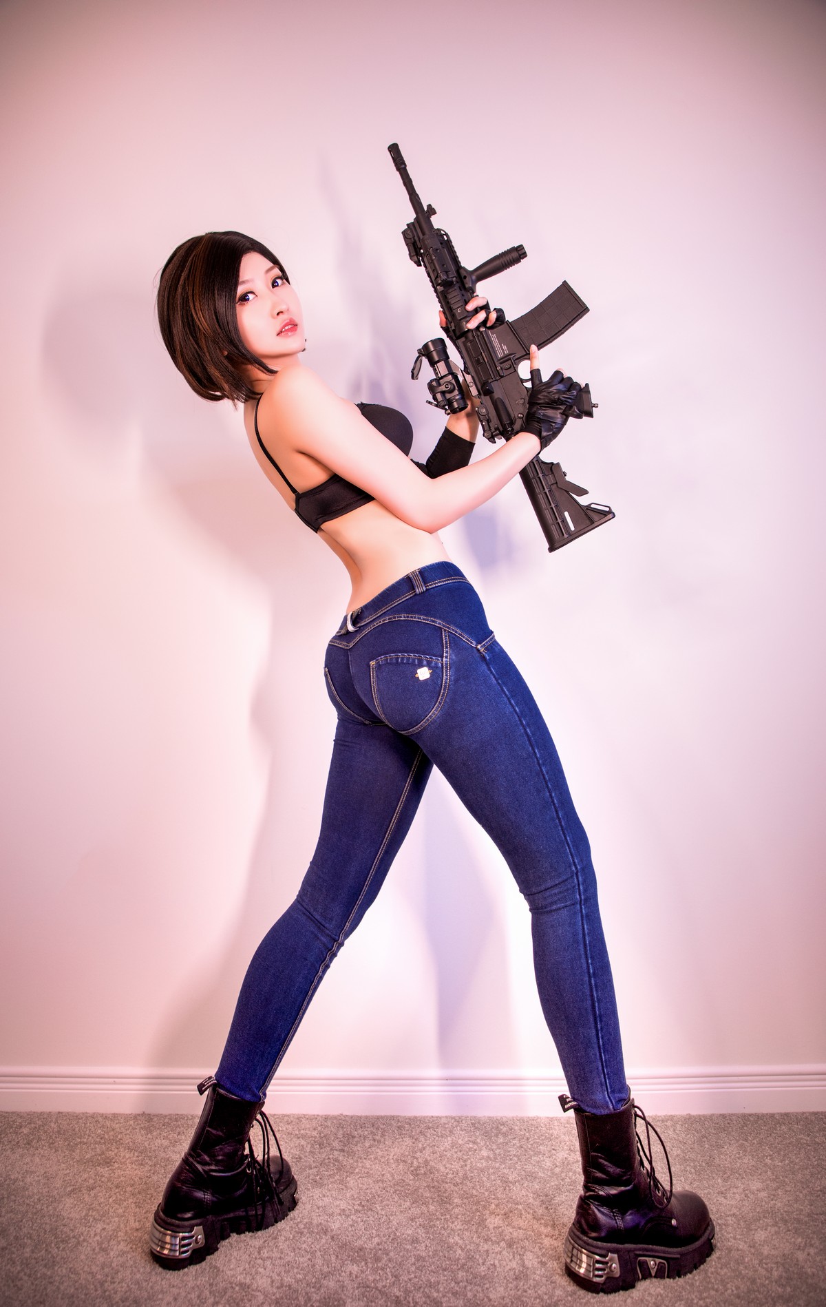 MissWarmJ Bat 2B Cosplay HD Photoshoot Set [37P-423.6M]插图2