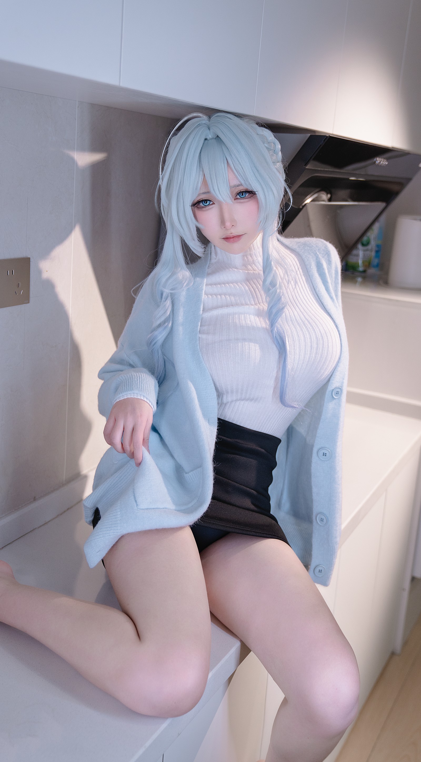 樱梨梨 雪女 Cosplay 写真图集｜高清日系风格摄影（32P｜178MB）插图1