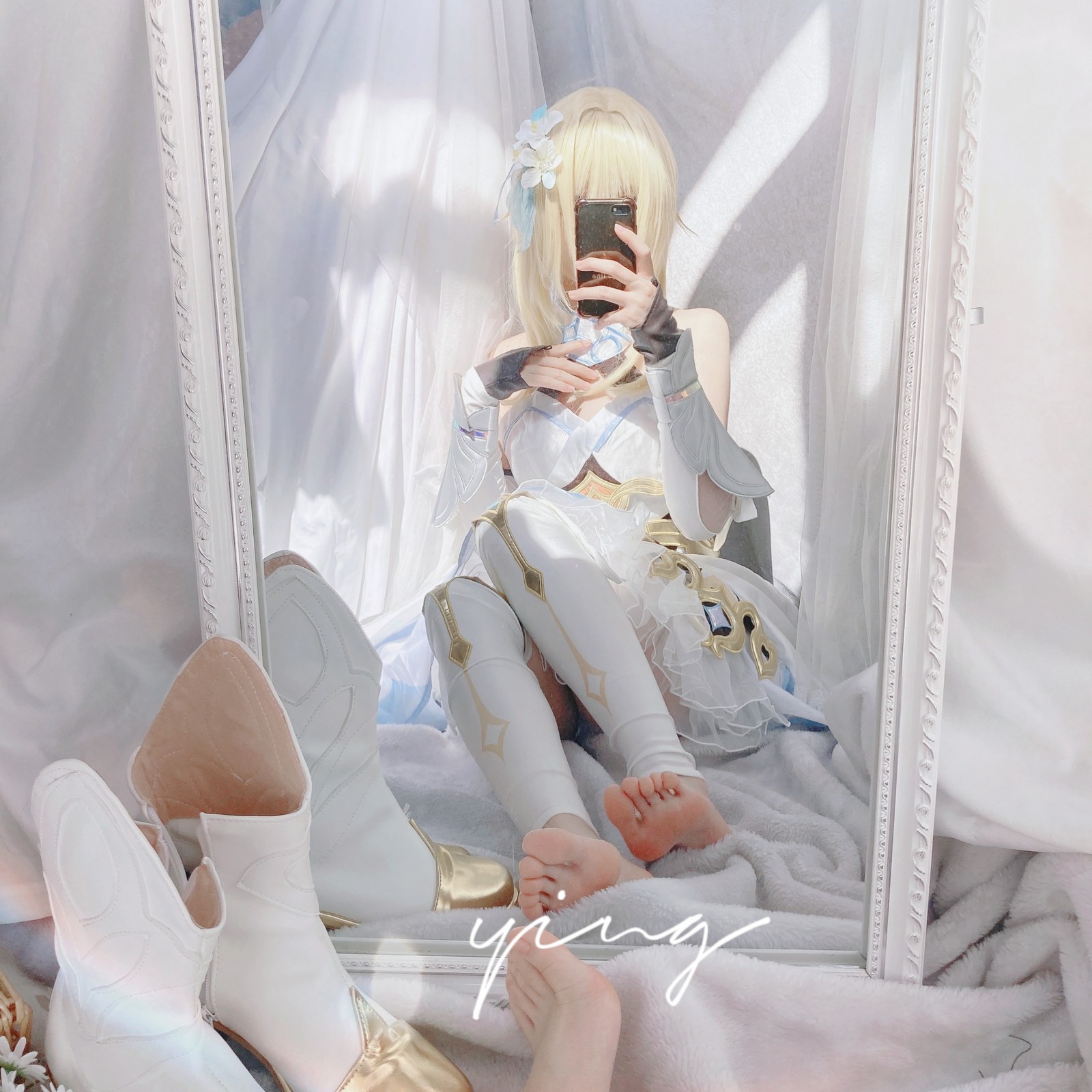 Seele麦麦荧纯白物语 Cosplay｜原神主题高清写真集（145P-445MB）插图8