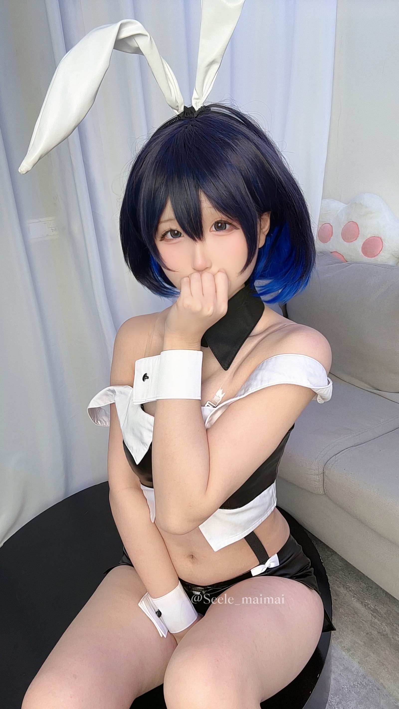 Seele麦麦兔女郎希儿 Cosplay 写真集｜崩坏3高质量高清图包（83P-147.3M）插图5
