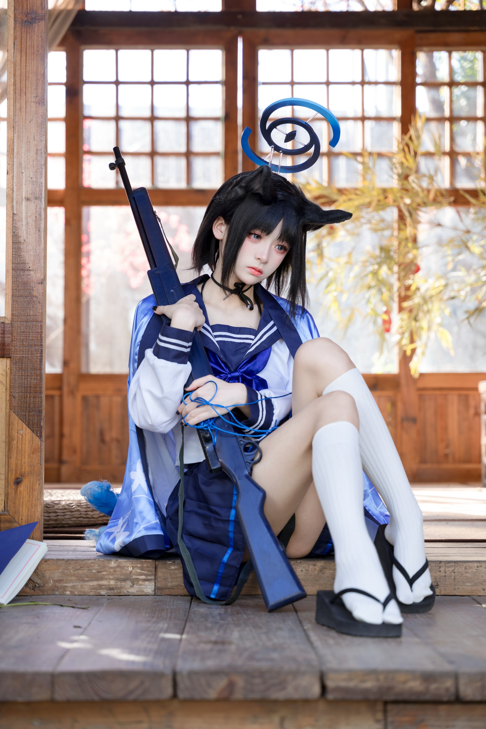 九柒喵 – 桐生桔梗 Cos 高清大合集（88P-470MB）和风旗袍写真插图5