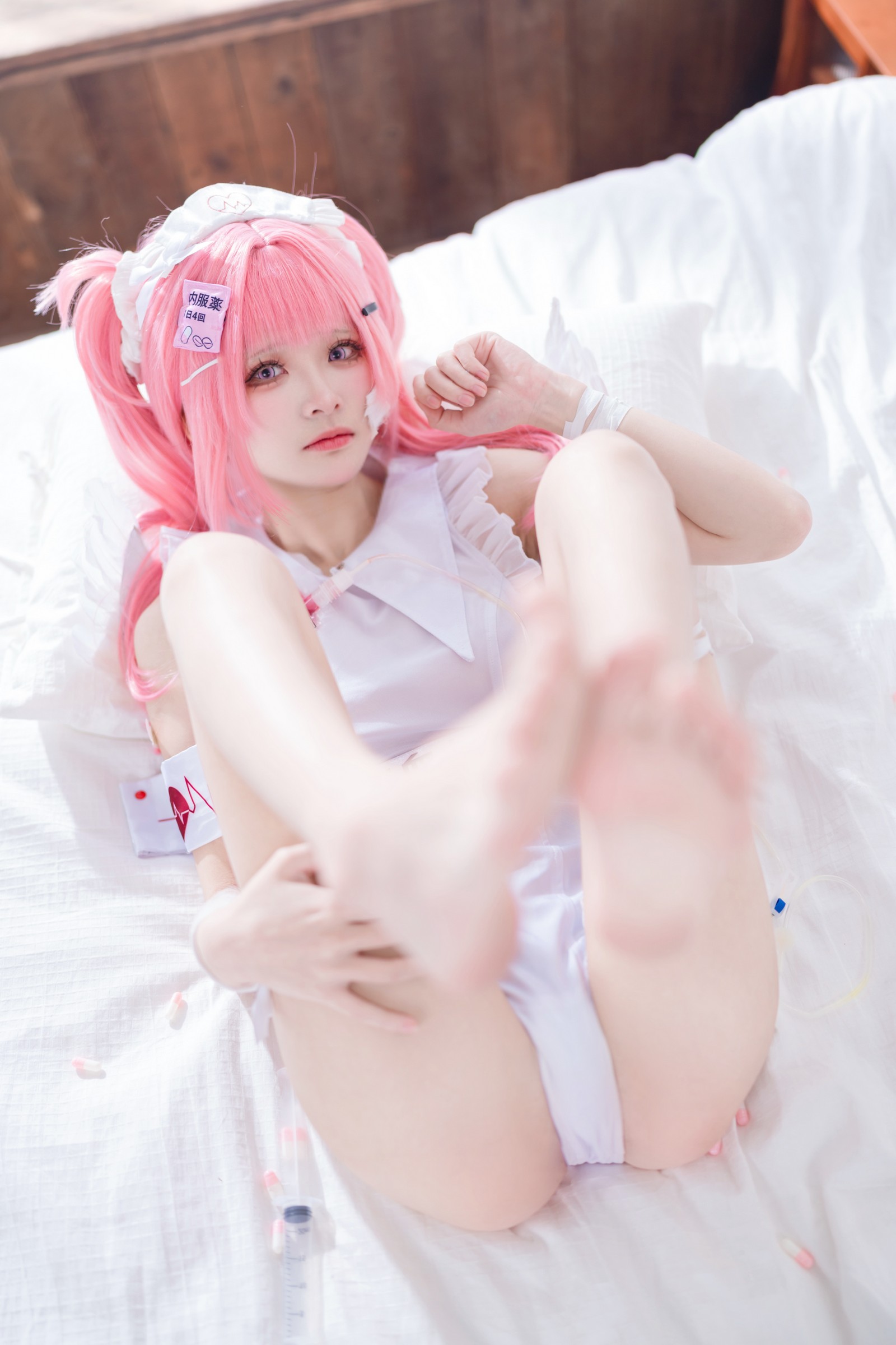 九柒喵 – 小护士针筒 写真合集（48P-139.5M）护士制服 Cos 高清图集插图6