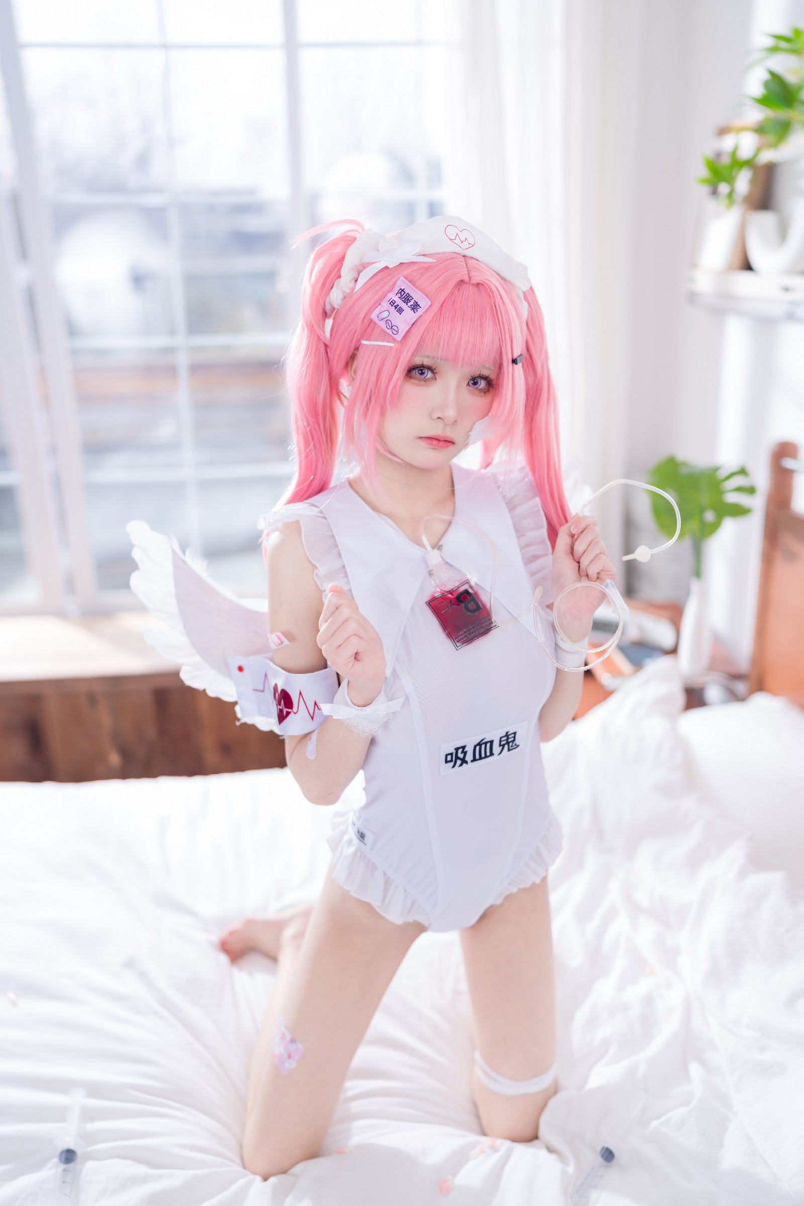 九柒喵 – 小护士针筒 写真合集（48P-139.5M）护士制服 Cos 高清图集插图4