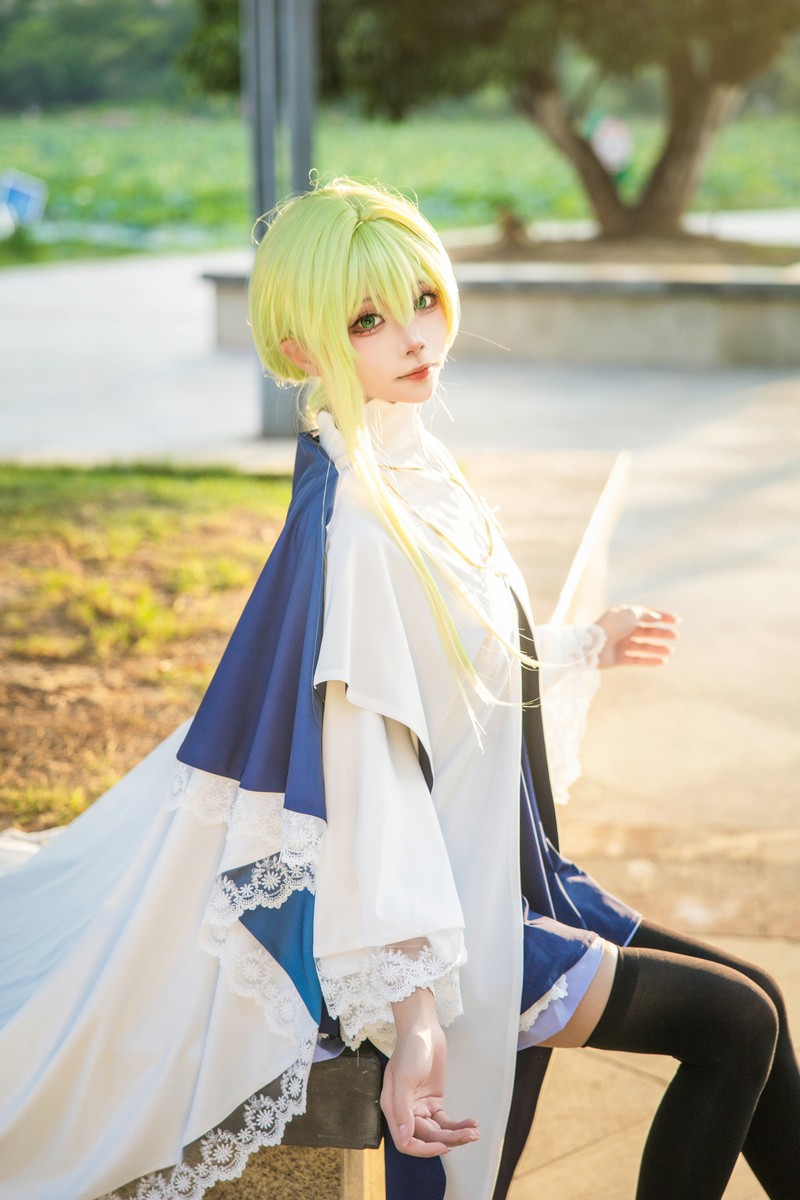 艾西Aiwest 白圣女塞西莉亚Cosplay写真图集 高清美图合集 24P (121.1M)插图8