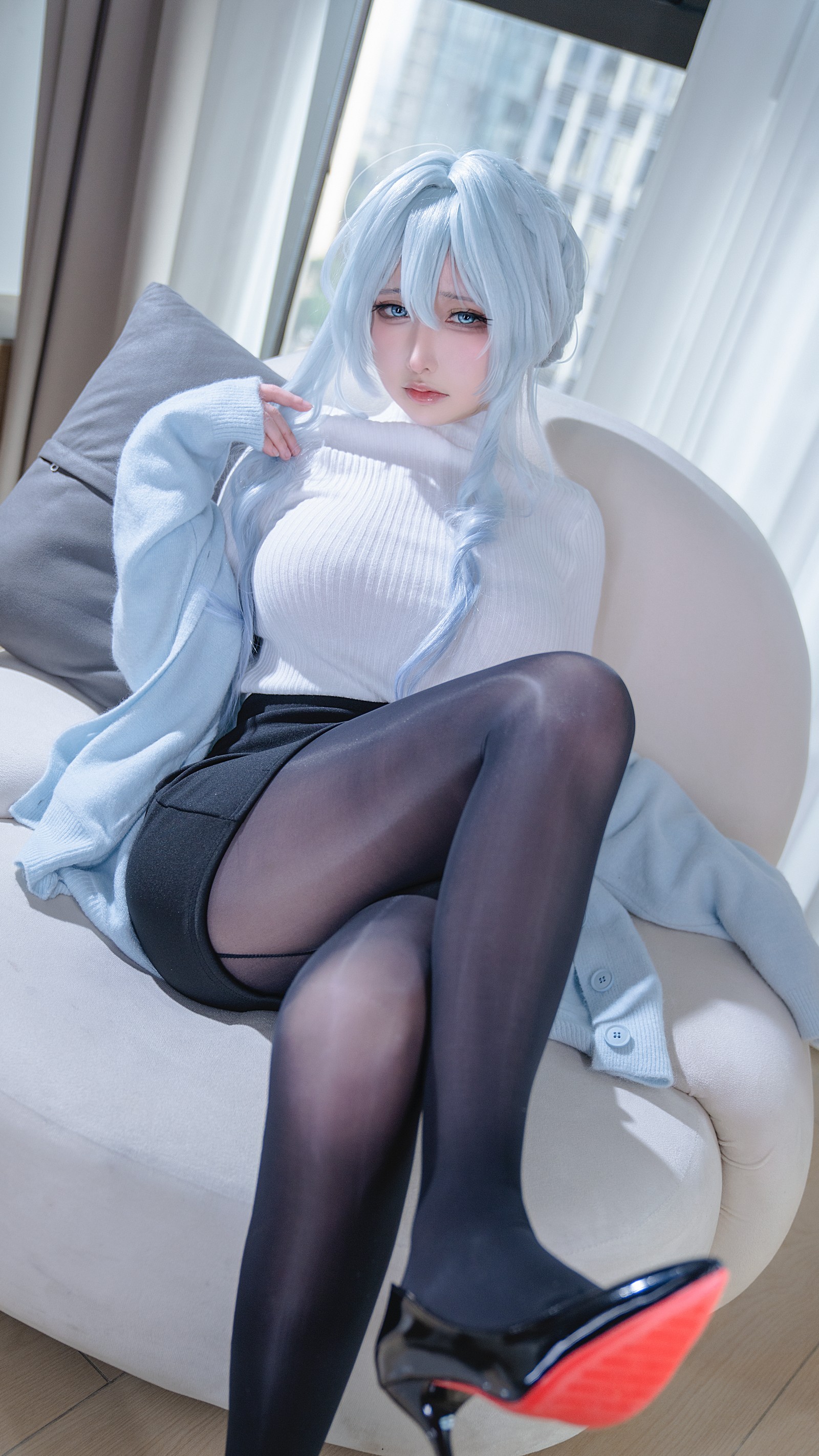 樱梨梨 雪女 Cosplay 写真图集｜高清日系风格摄影（32P｜178MB）插图2