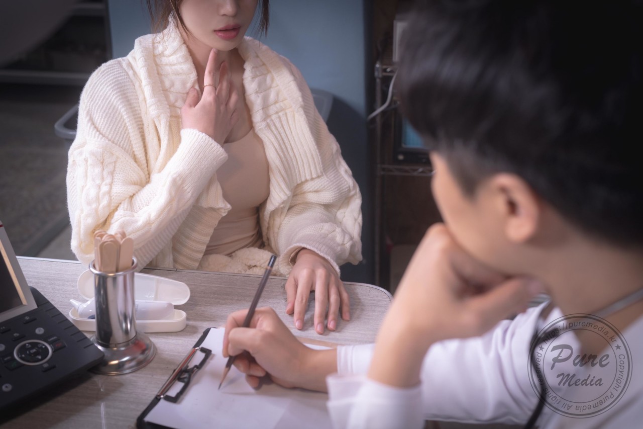 Yeha（예하）《浅色系针织长裙》写真，夜晚街道，温柔与氛围感美女欣赏插图8