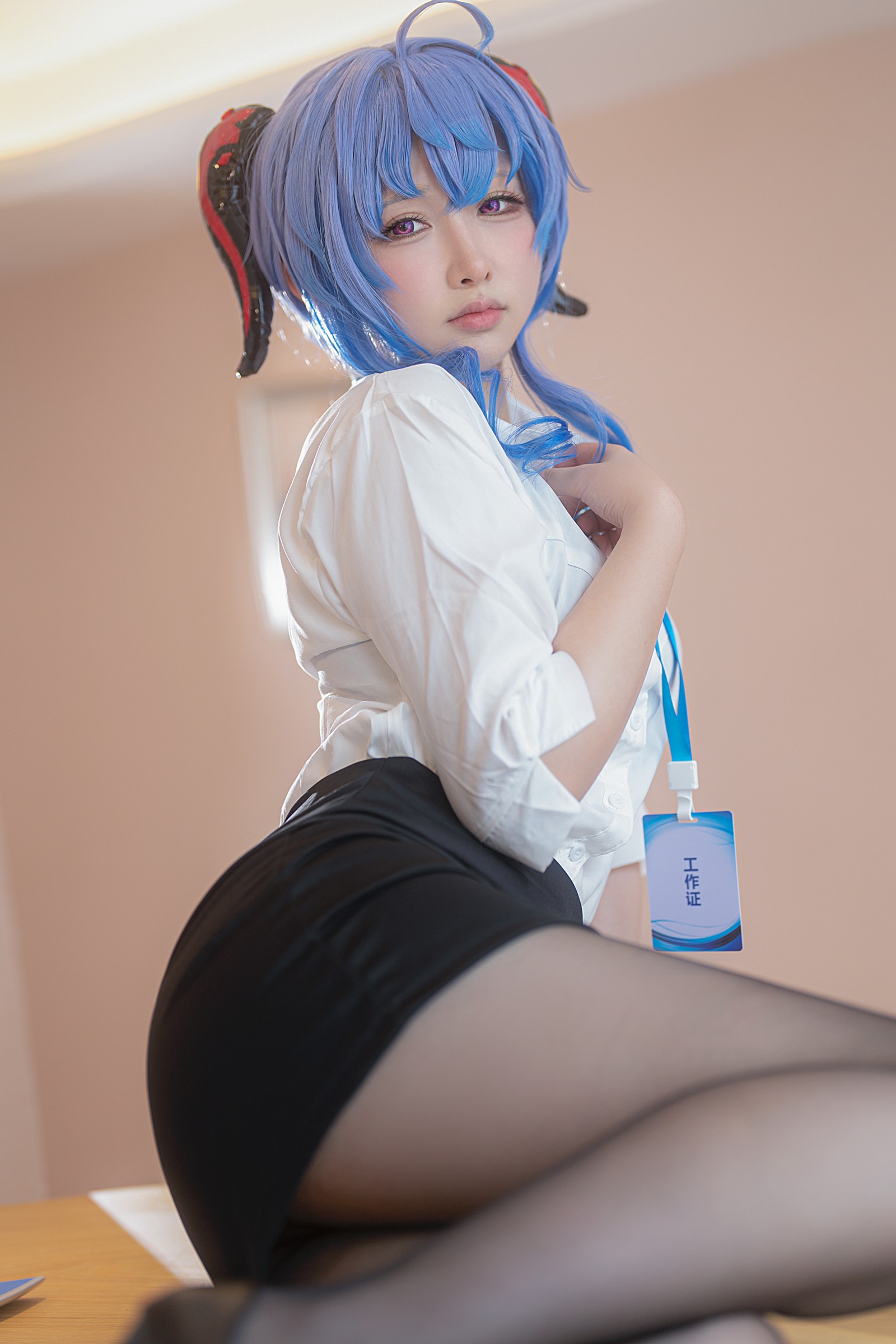 樱梨梨 甘雨 秘书 Cosplay 写真集｜原神角色高清摄影（30P｜91MB）插图8