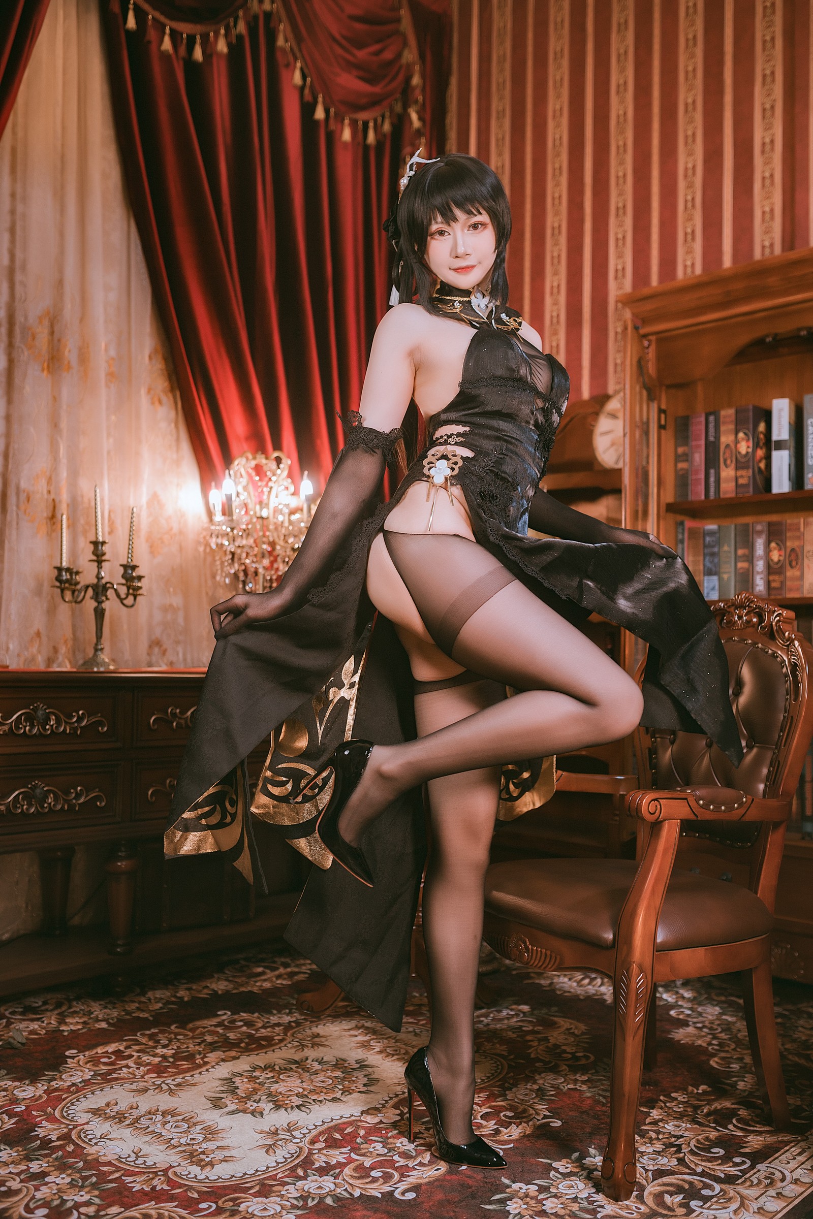 兔胖胖min – 碧蓝航线 镇海 Cosplay 高清写真集（40P-119.3MB）插图5