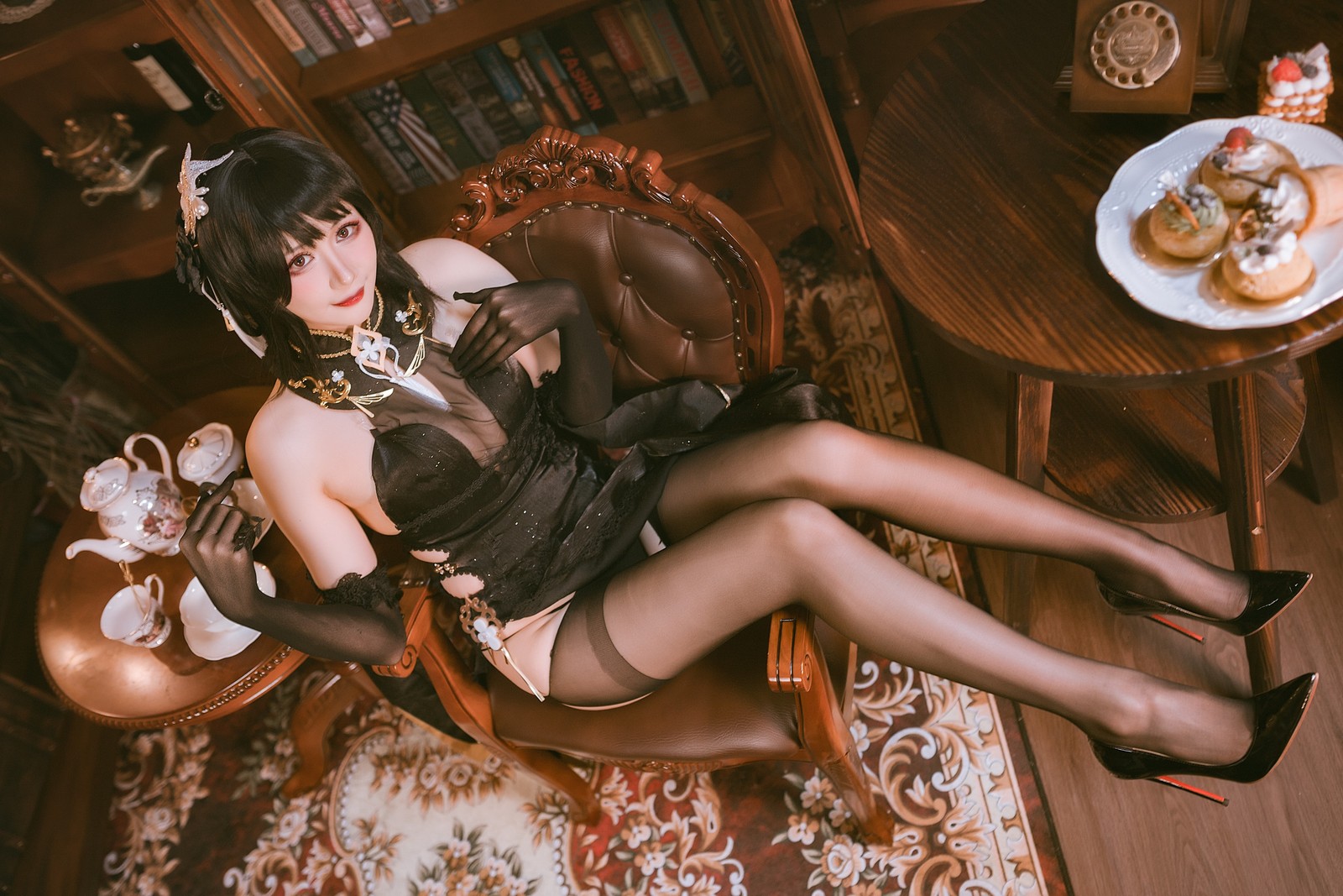 兔胖胖min – 碧蓝航线 镇海 Cosplay 高清写真集（40P-119.3MB）插图8