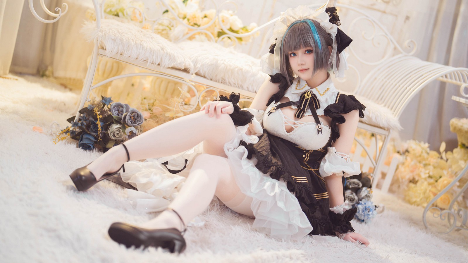 屿鱼 Yuyu 碧蓝航线 柴郡 Cosplay 写真图集｜Azur Lane（54P｜138MB）插图4