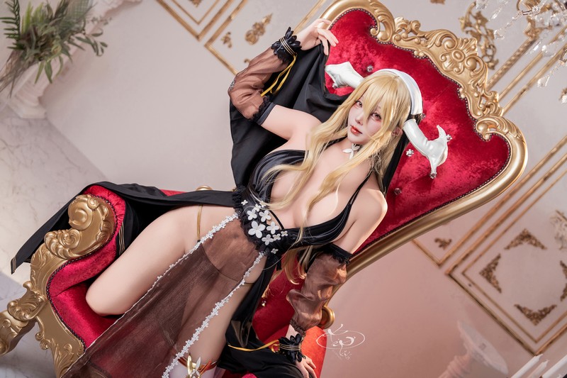 切切Celia 冤仇 Avenger Cosplay Azur Lane 写真 38P插图6