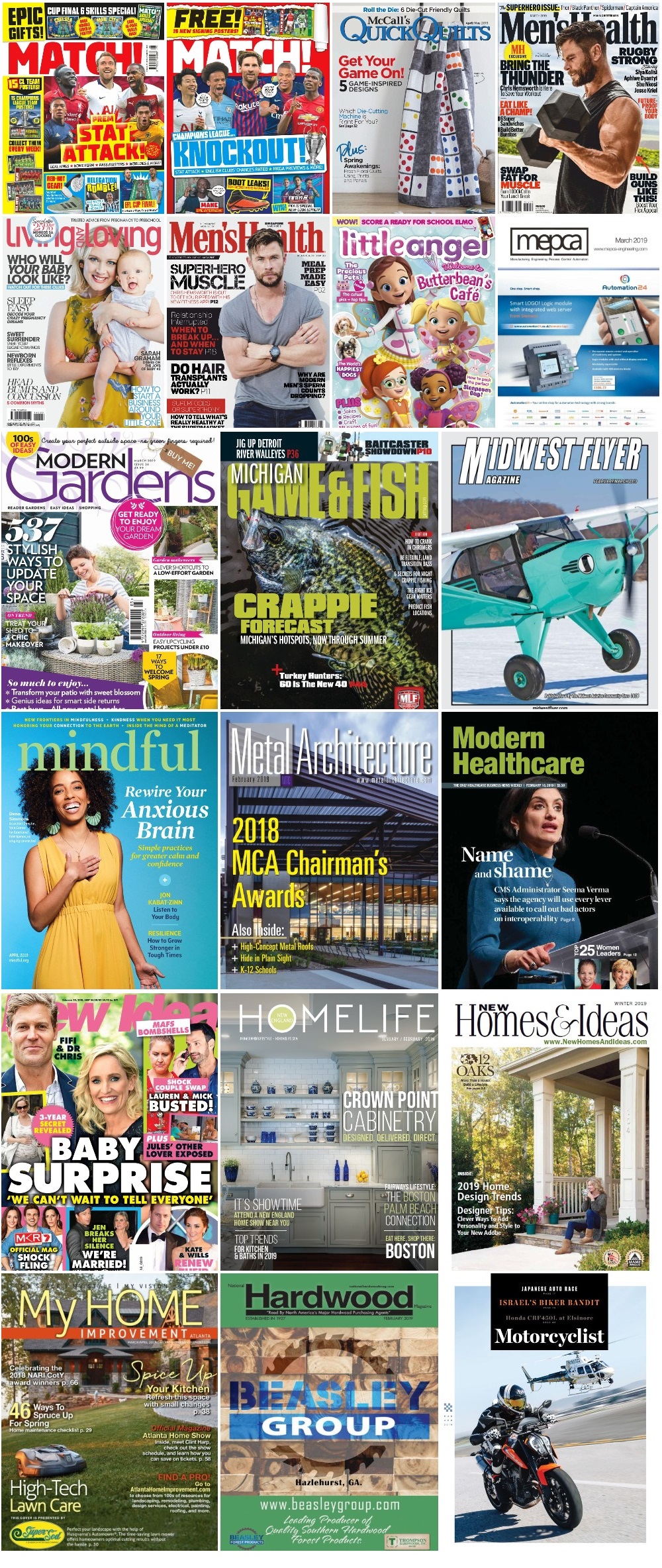 200 Assorted Magazines - February 26 2019 200 Assorted Magazines - February 26 2019