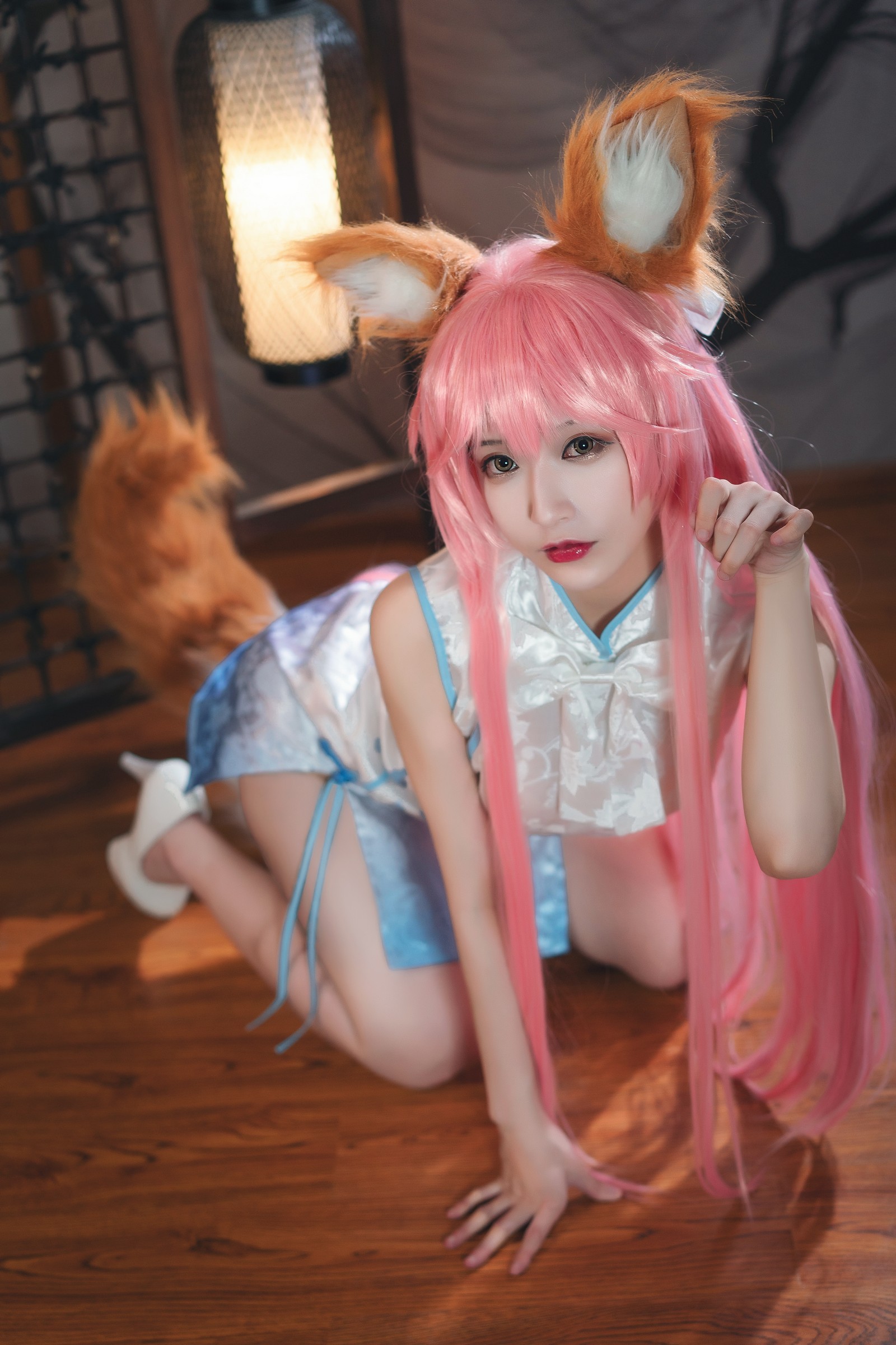 w百合欧皇子w 小玉旗袍写真集 – 中式旗袍COS 高清美图 [20P-174MB]插图8