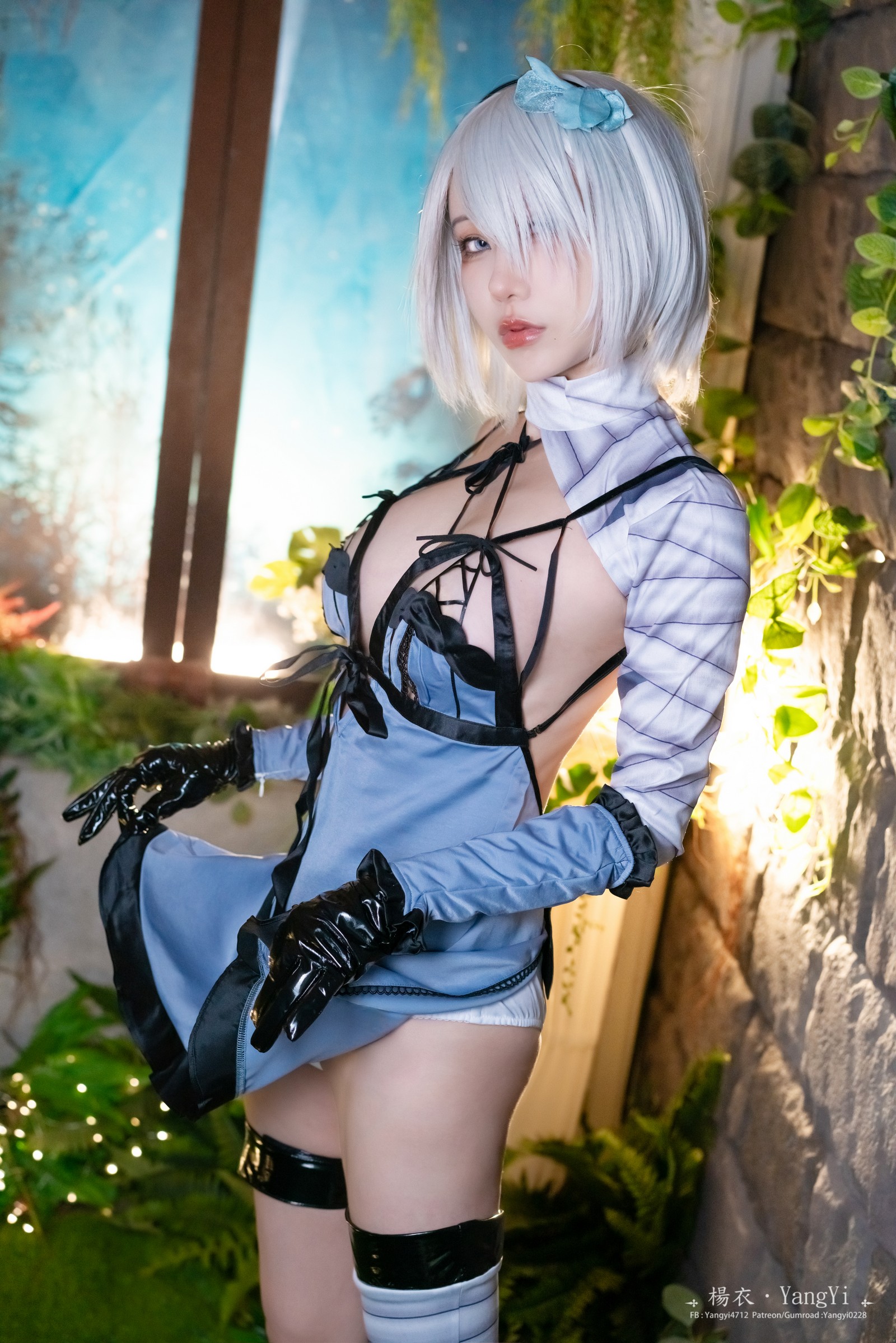 楊衣 Yangyi – 2B Cosplay 高清写真视频合集（59P+4V-488MB）尼尔机械纪元插图8