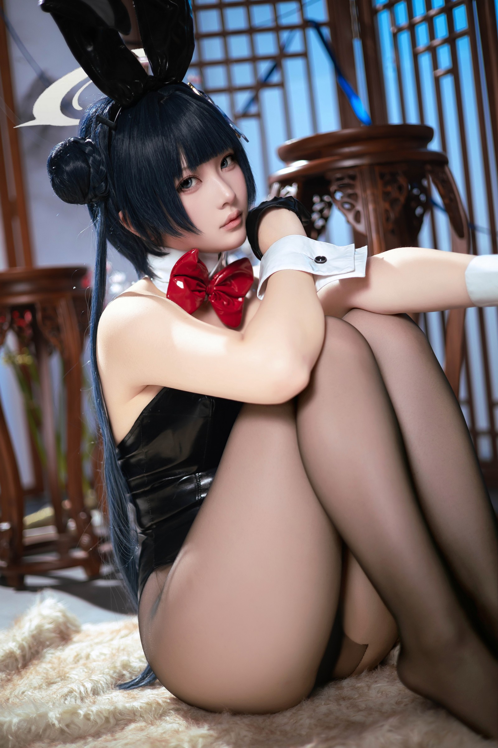 屿鱼 Yuyu 蔚蓝档案 龙华妃咲 兔女郎 Cosplay 写真集（40P｜268MB）插图8