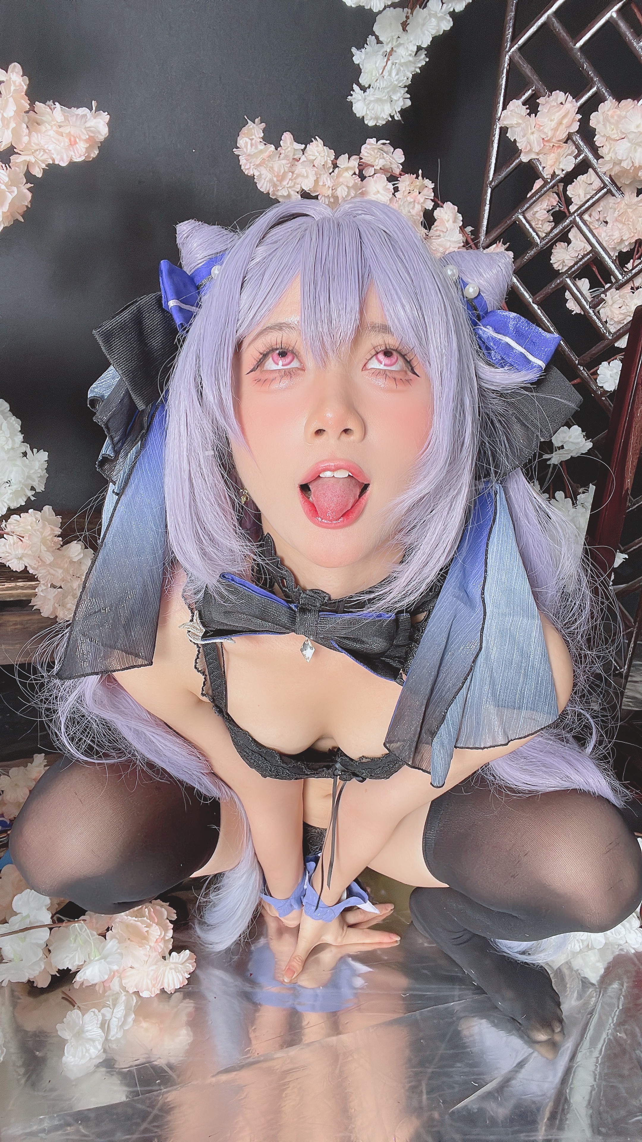 PoppaChan Keqing Cosplay (Genshin Impact) – 120 Photos 10 Videos 1.08GB插图4