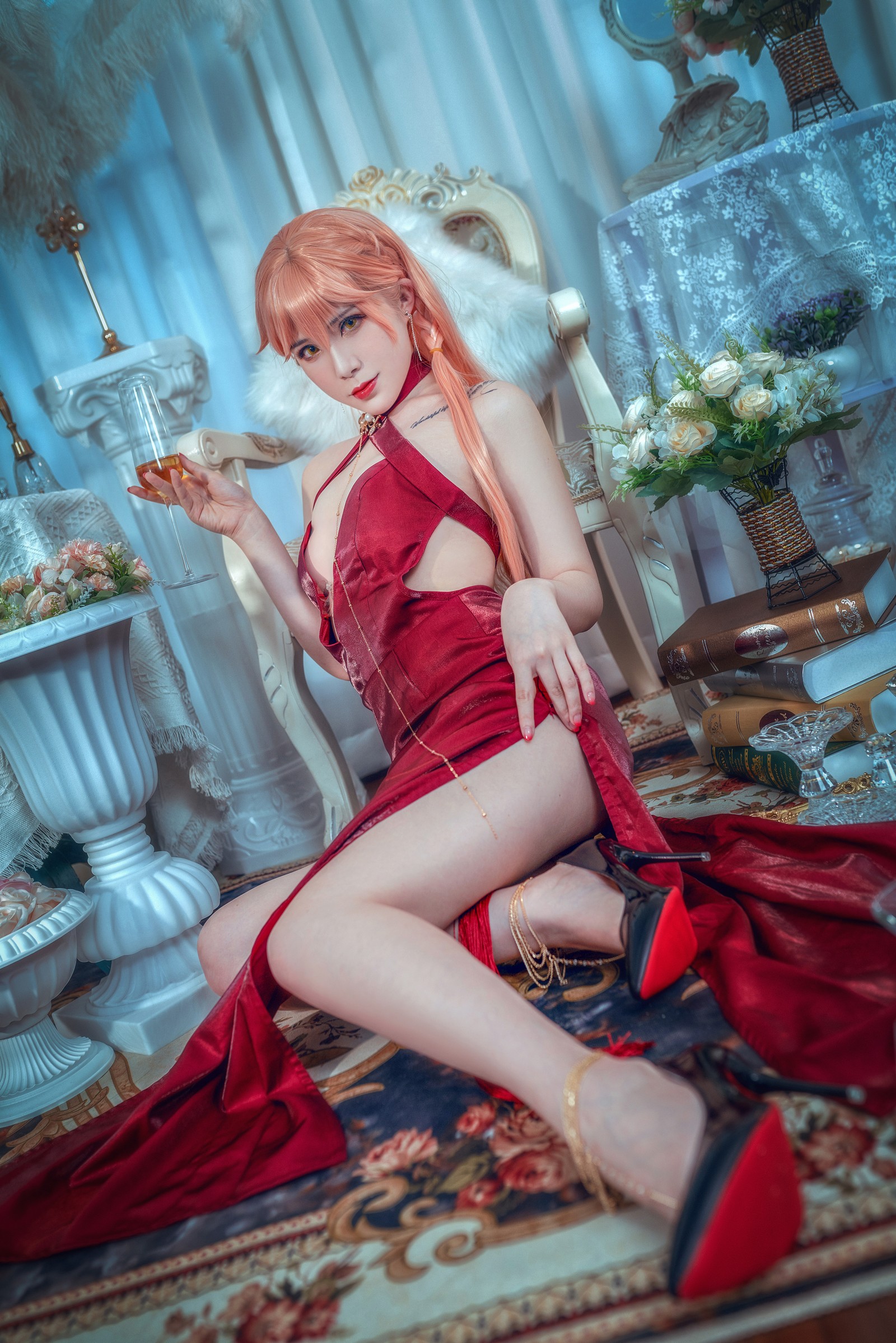 羊大真人 – Ots14 礼服 Cosplay 高清写真集（16P-203.9MB）优雅制服风插图4