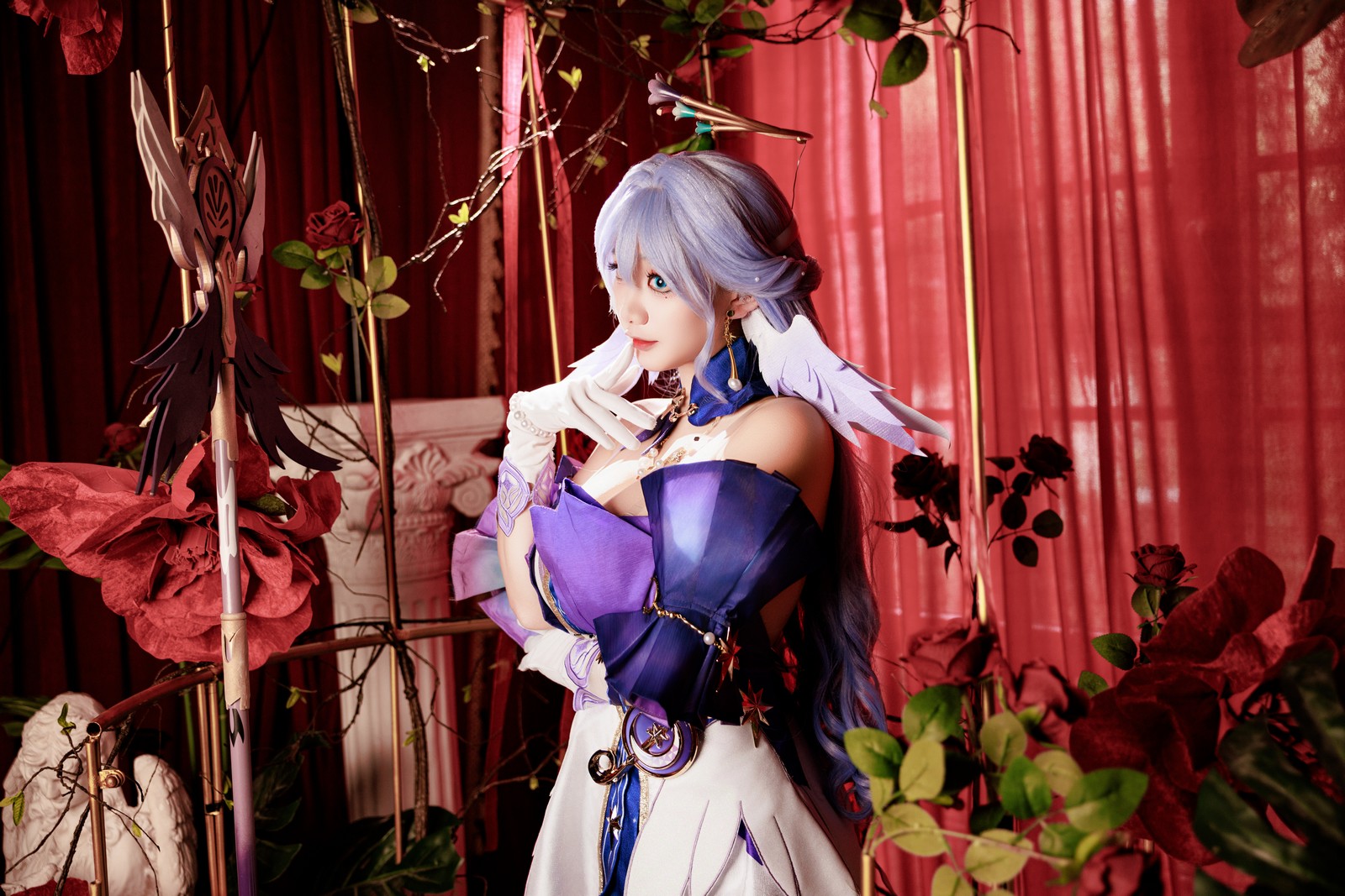 阿雪雪写真崩坏星穹铁道·知更鸟Cosplay图集（90P+1V / 1.04G）高清写真插图5