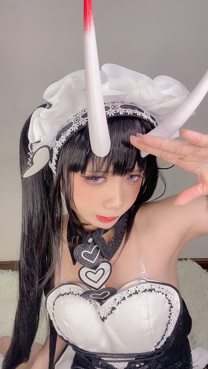 PoppaChan Noshiro Maid Cosplay (Azur Lane) – 117 Photos 11 Videos 408MB插图6