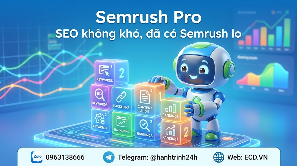 sang tài khoản semrush