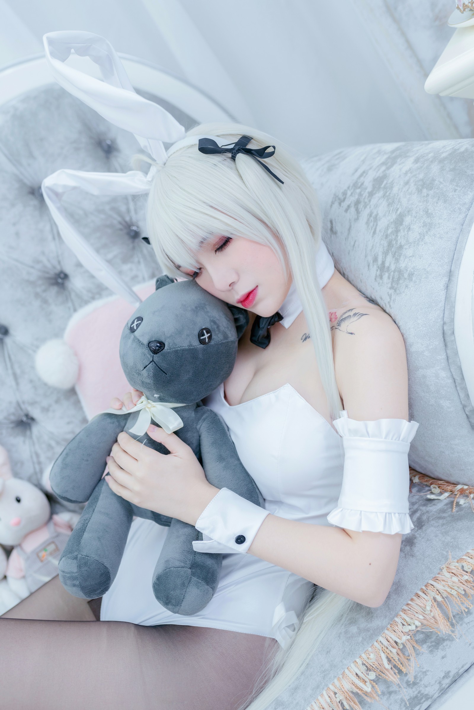 羊大真人 – 穹妹兔女郎 Cosplay 写真集（13P-226.4MB）人气角色还原插图6