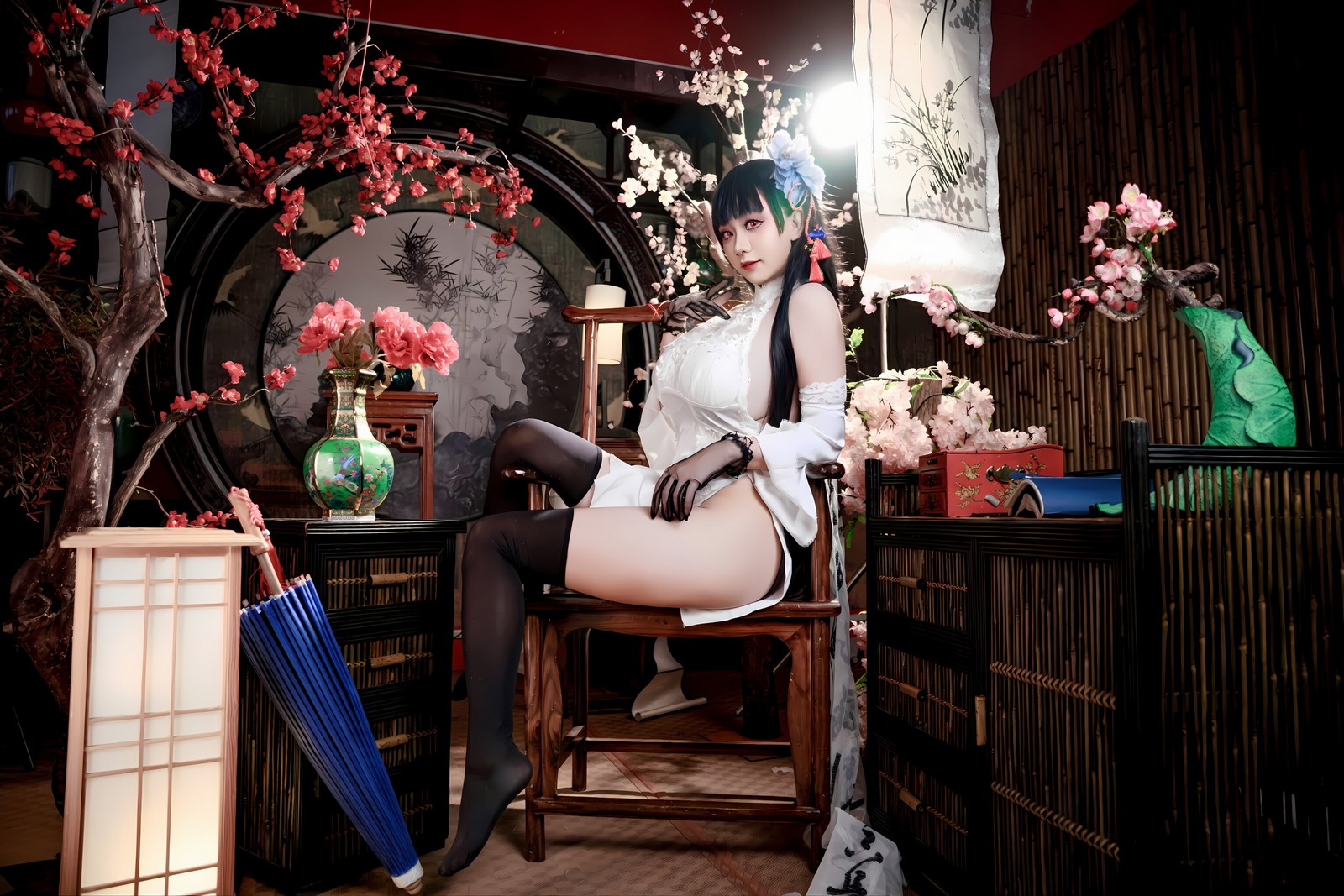 阿雪雪写真逸仙旗袍国风写真（92P+4V / 2.51G）旗袍COS正片插图4