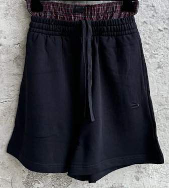 Balenciaga Sag Shorts Negro