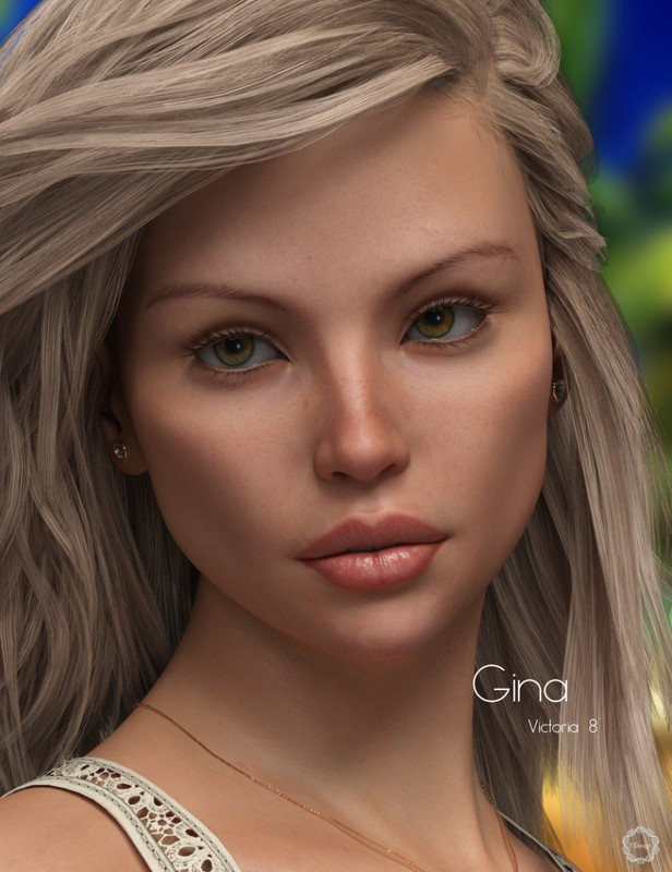 00 main p3d gina for victoria 8 daz3d