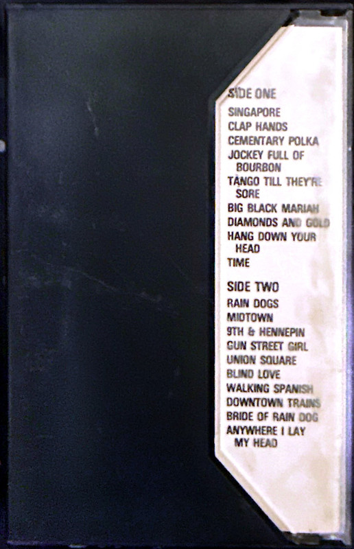 Rain Dogs by Tom Waits - Back Side
