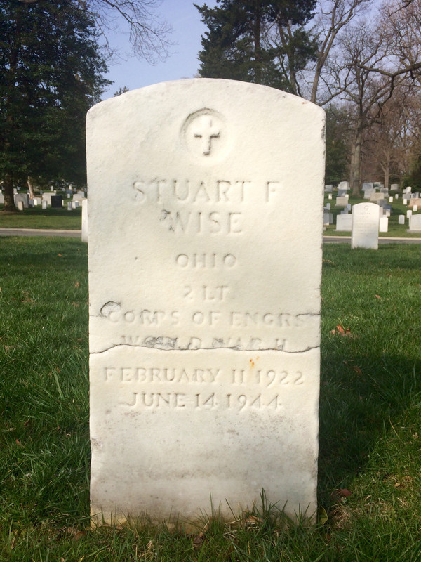 2º Teniente Stuart F. Wise ( 238º Batallón Ingenieros Combate ) KIA 14-06-1944