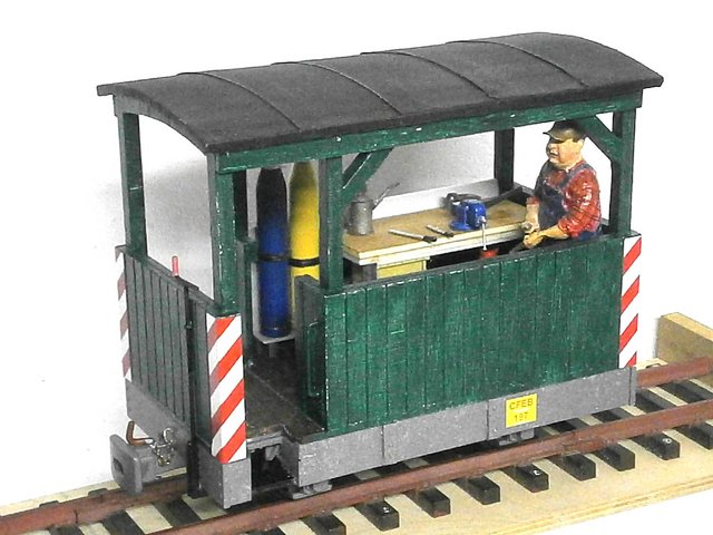 Kleiner Rottenwagen in 1:16 Spur 3e Werk-197-12