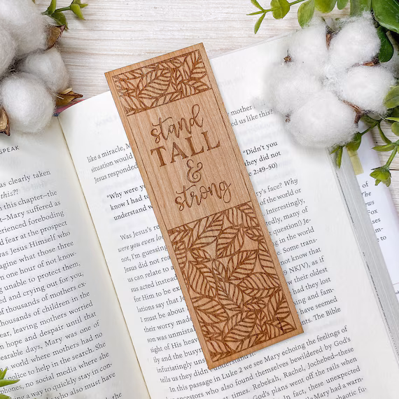 3) Eco-Printed Handmade gifts Bookmarks