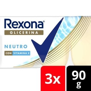 7531 | Jabon Tocador Gliserina Neutro Rexona X3 X 90 G
