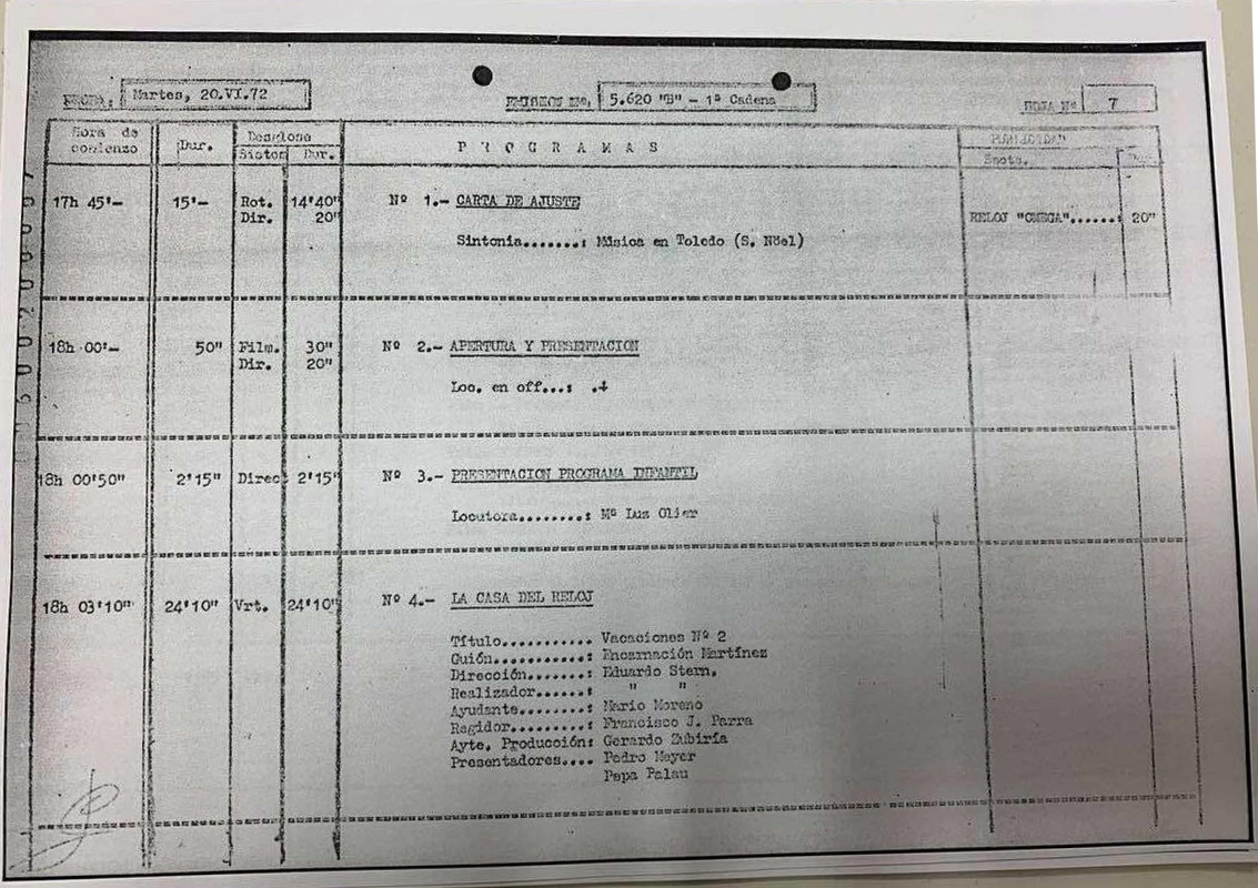 Parte de emisión TVE el 20-06-1972_01