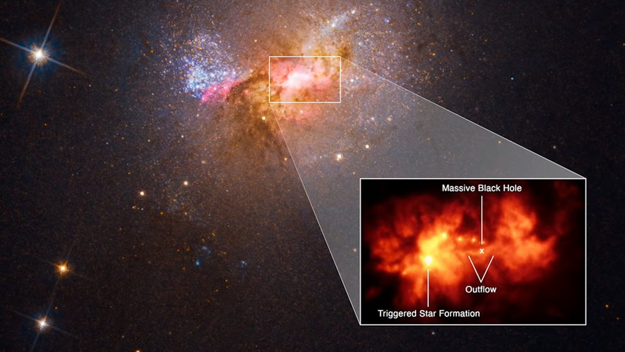 Scienziati scoprono Buco Nero che sta creando Stelle invece di inghiottirle