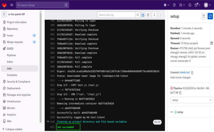 using gitlab run docker