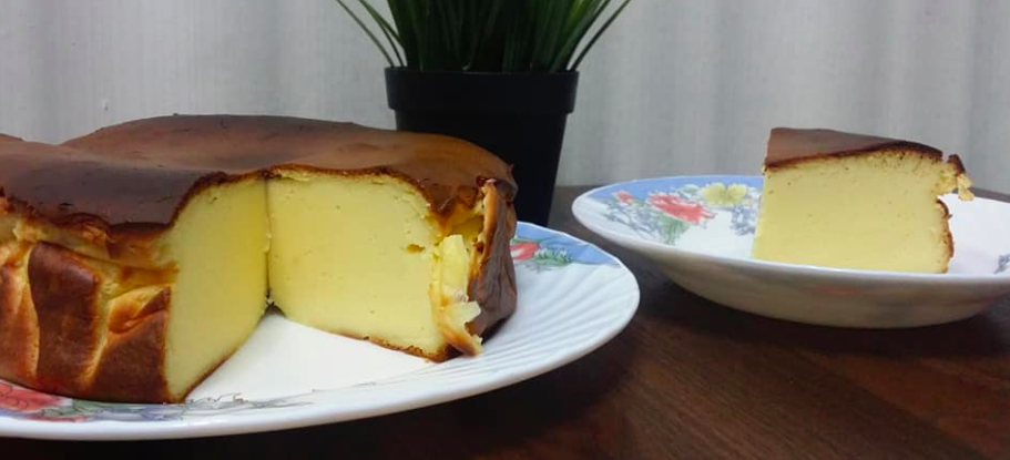 Resipi Cheesecake Rentung Lemak Manis, Hitam Bukan 