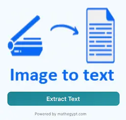 أداة تحويل صورة إلى نص