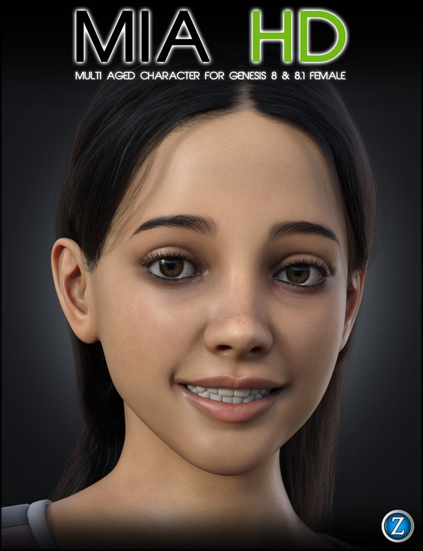 Mia HD for Genesis 8 and 8.1 Female Mia HD for Genesis 8 and 8.1 Female